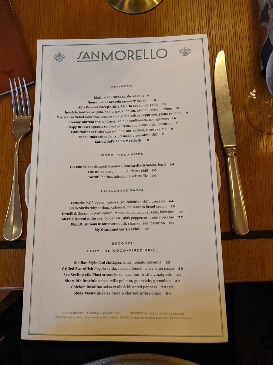 San Morello Menu - Image 2