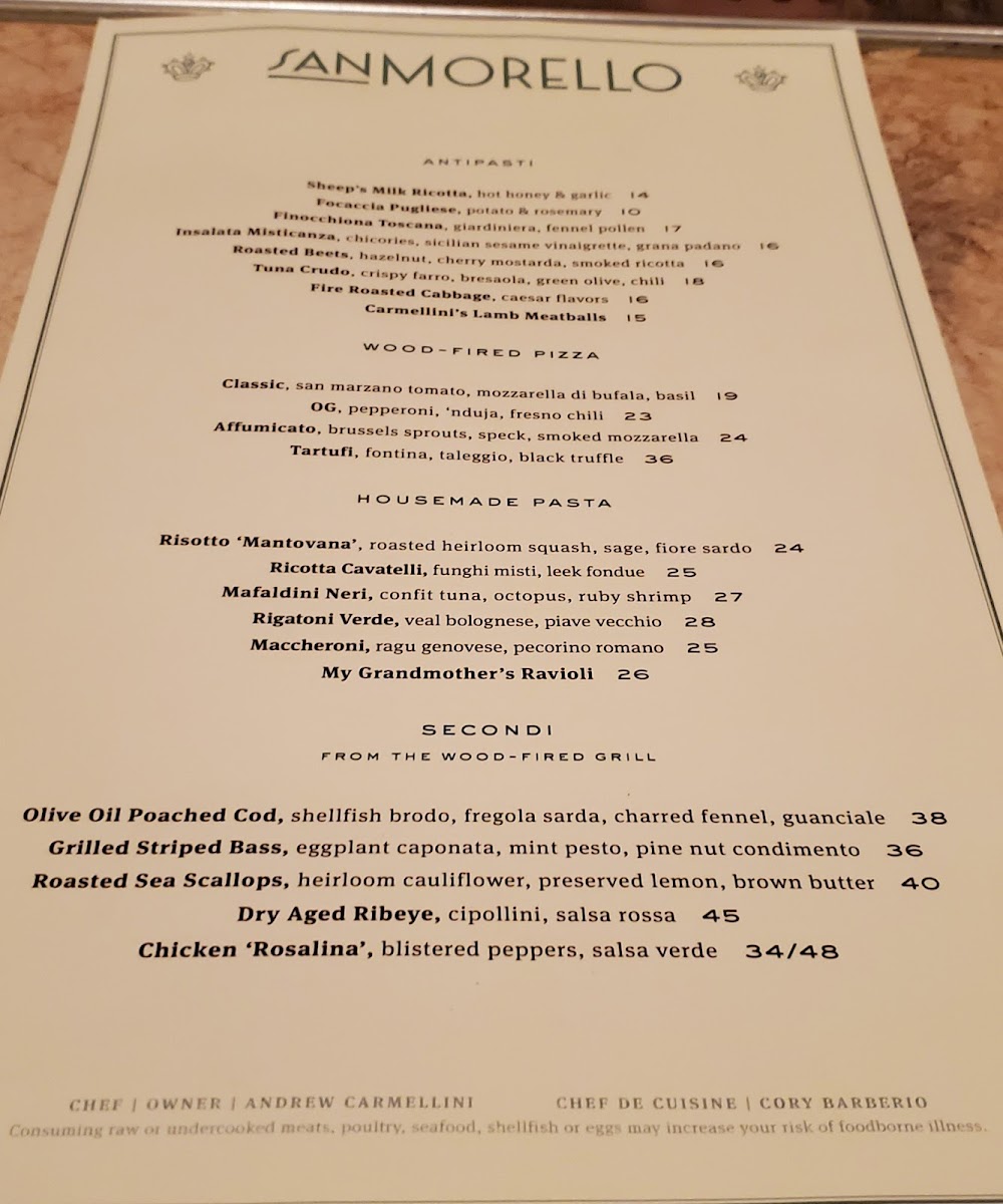 San Morello Menu - Image 4